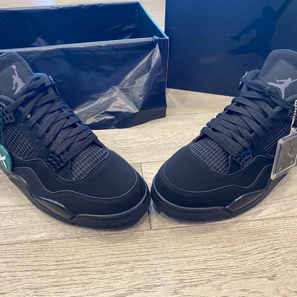 Dead Stock Retro 4 Black Cats - Picture 3 of 9